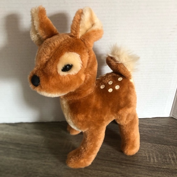 Vtg Jingle Holiday Plush Deer - Picture 1 of 10